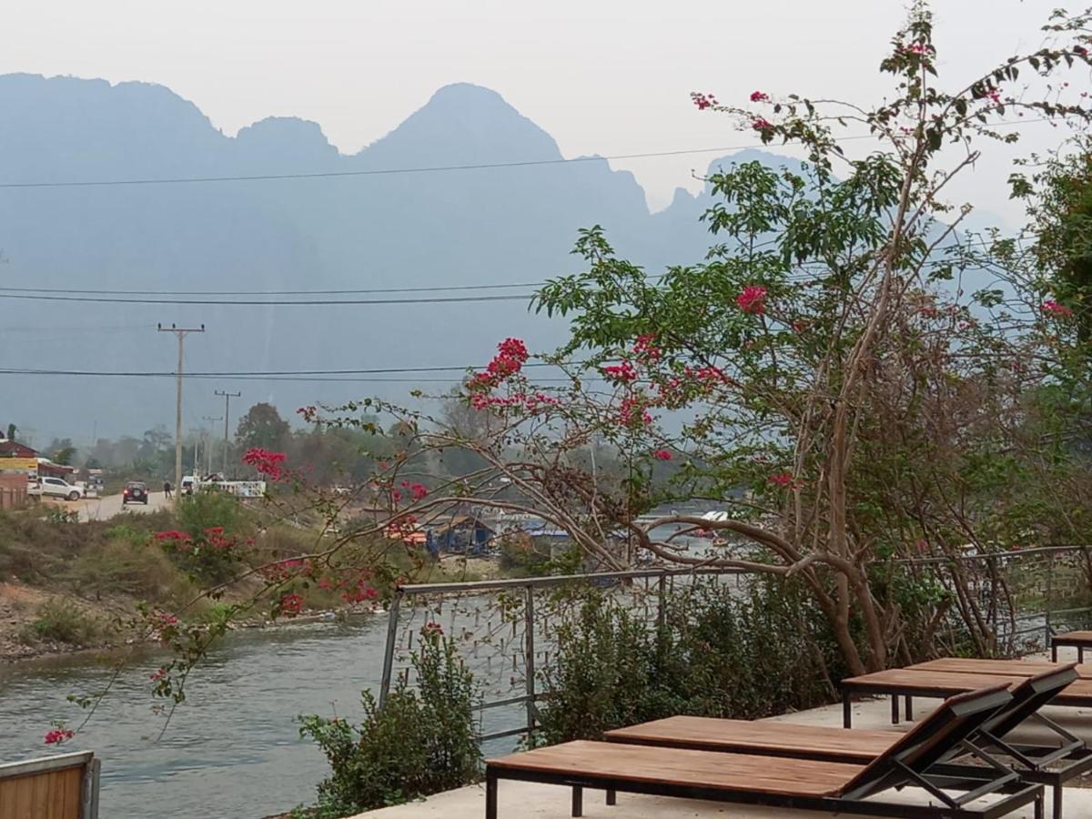 Riverside Garden Hostel Ванг Виенг Екстериор снимка